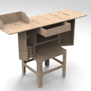 Transformable Camping Kitchen “Chuck Box” (Plywood / CNC)