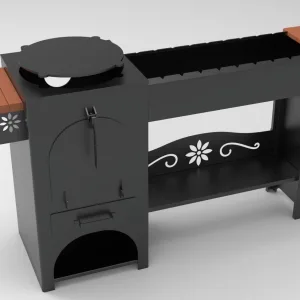 Grill and Kazan Pot Stove